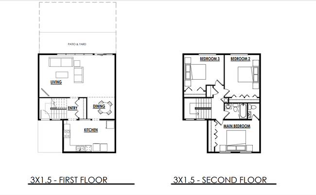 Floorplan - Broadridge Flats and Townhomes