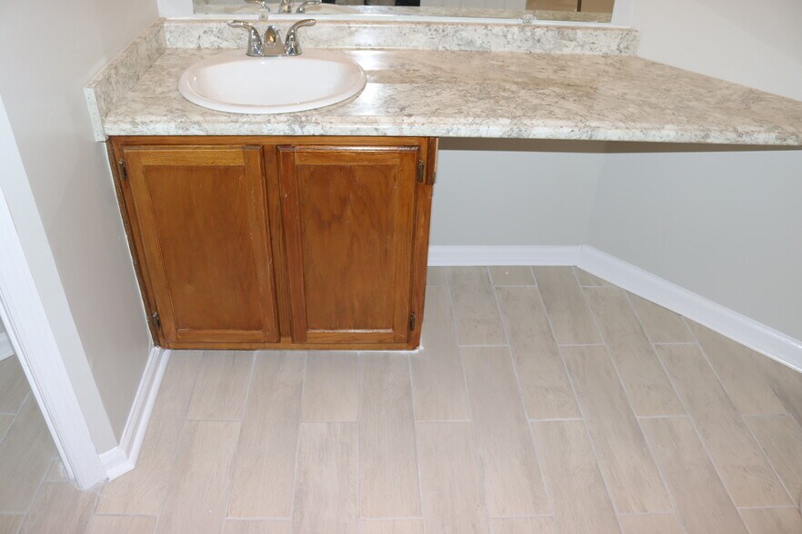 Downstairs Bathroom Sink. - 1057 Stones Throw Dr NW