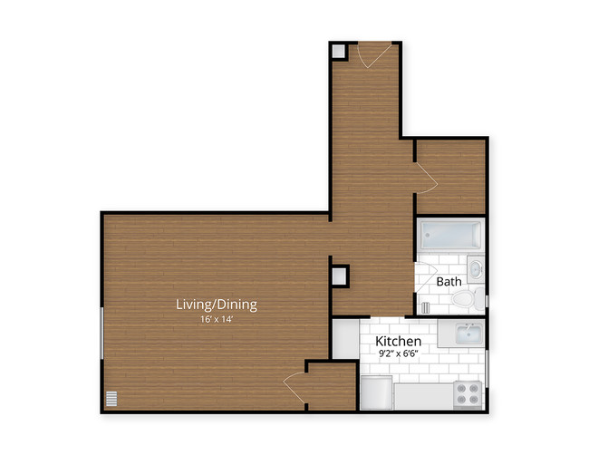 Floorplan - 1630 Park Apartments