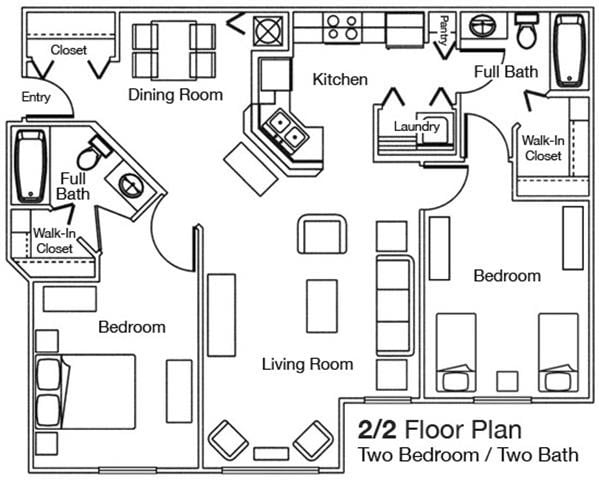 Floorplan - Windchase Apartments
