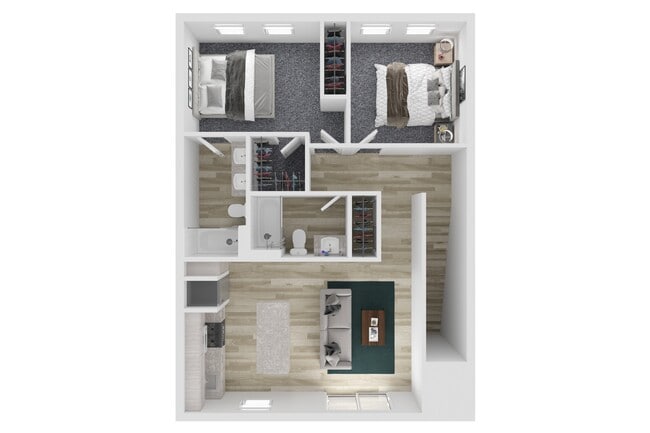 Floorplan - The Clara Apartments