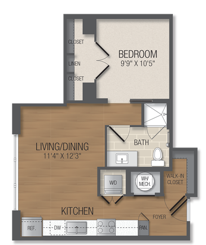 Floorplan - The Acadia at Metropolitan Park