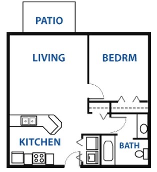 1BR/1BA - Vincent Marie Apartments