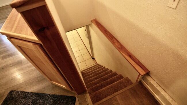 Stairs to Downstairs Spaces - 6011 N Wall St