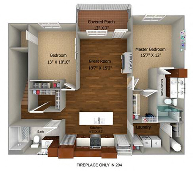 Floorplan - Cedar Place Apartments