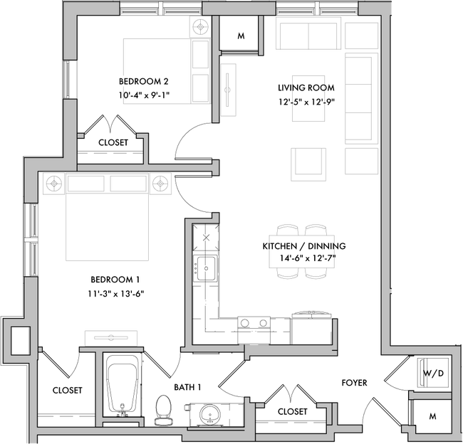 Floorplan - Melford Mansions