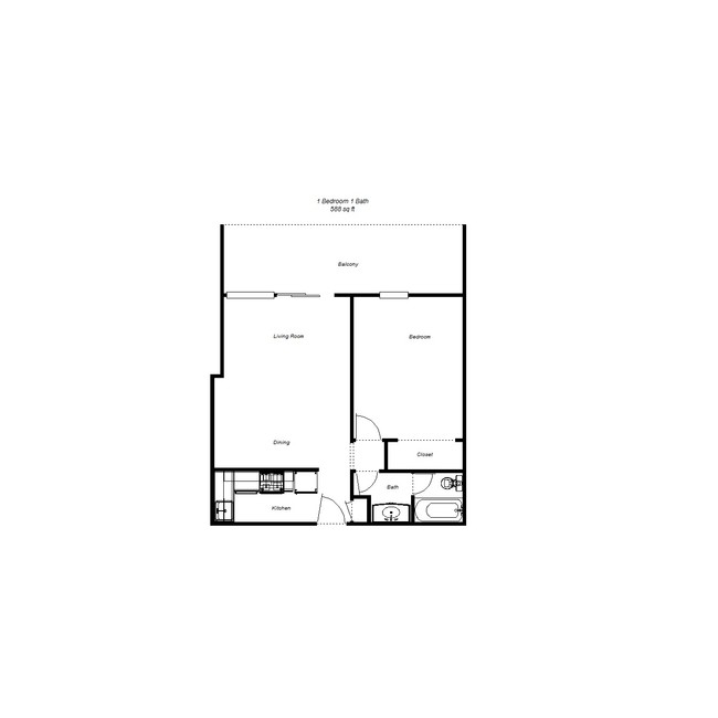 Floorplan - Mark II Apartments