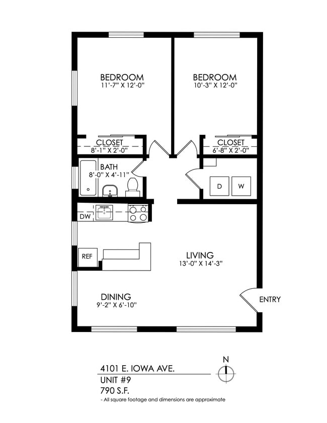 Floorplan - 4101 E Iowa