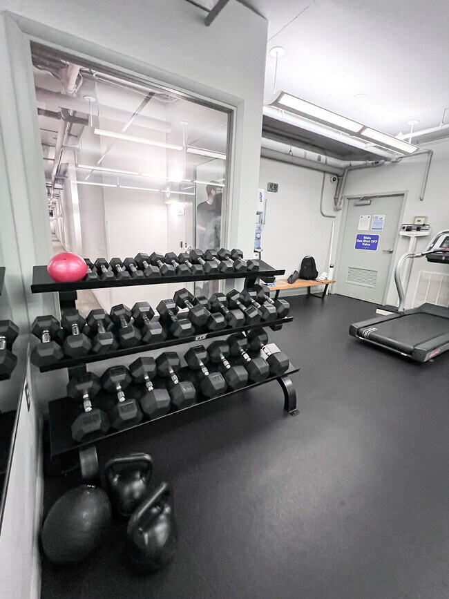 Exercise Room with weights - 1300 N St NW
