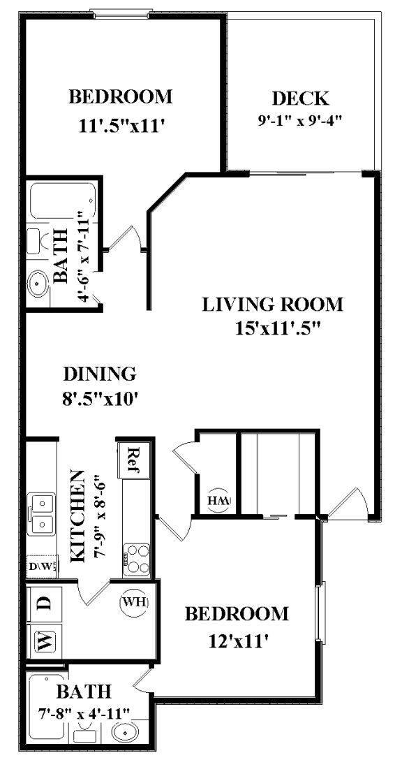 Floorplan - Windtree Apartments