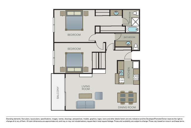 Floorplan - The Village at Toluca Lake