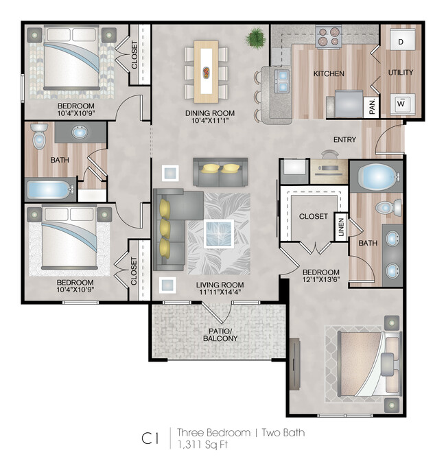 Floorplan - Retreat at Chelsea Park