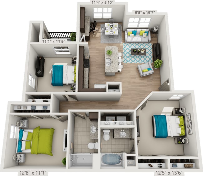 Floorplan - The Oaks at Baywood