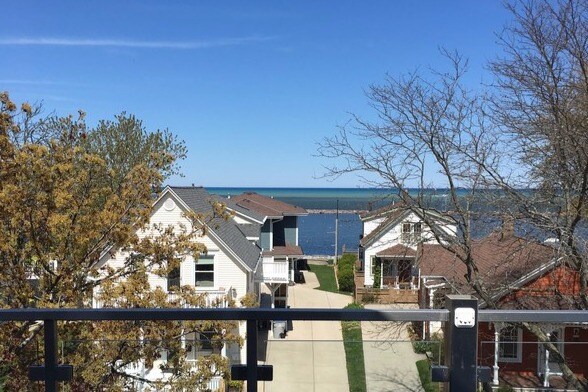 View from master bedroom balcony - 2547 S Shore Dr