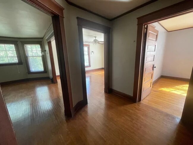 Hall view to Dining rm, Living rm, & Bdrm 2 - 1028 N Church St