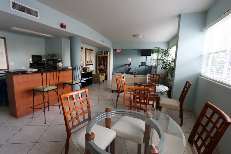 Community room, gym and package pickup area - 3250 NE 28th St