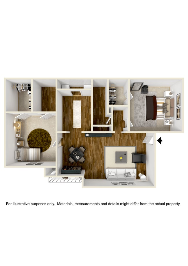 Floorplan - Cambridge Station Apartment Homes