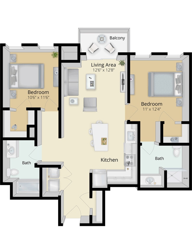 Floorplan - Cirrus Apartments