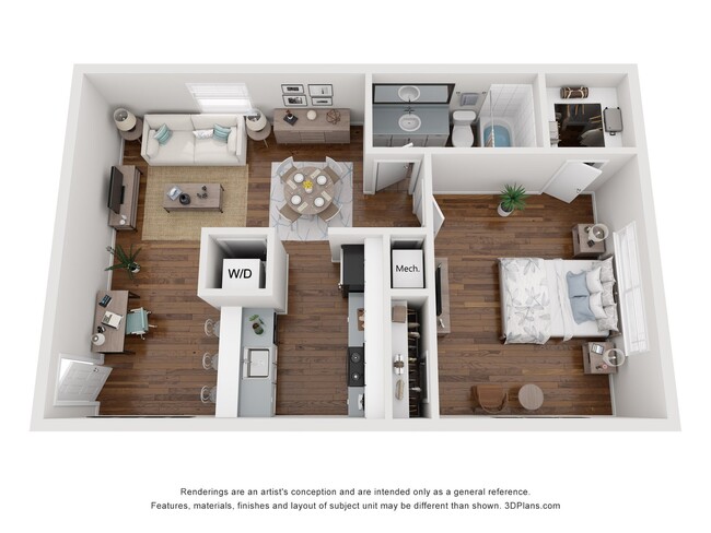 Floorplan - French Place Condo's