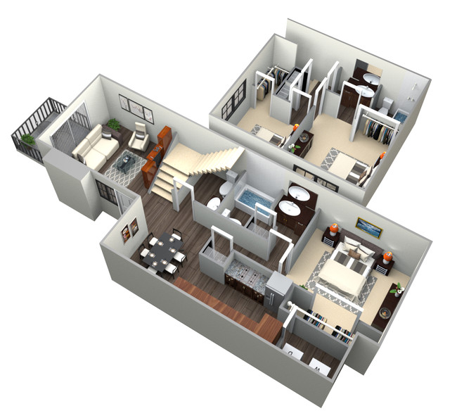 Floorplan - Park Greene Townhomes