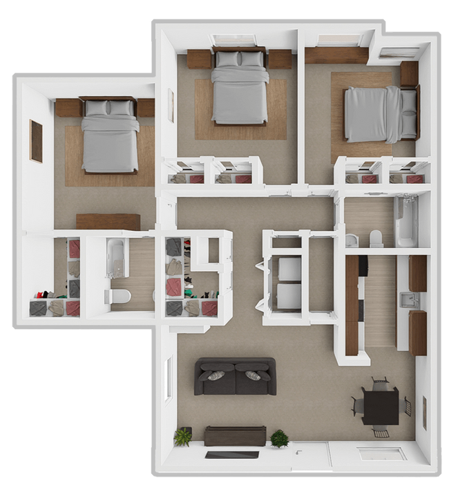 Floorplan - Ridgeport Apartments and Townhomes