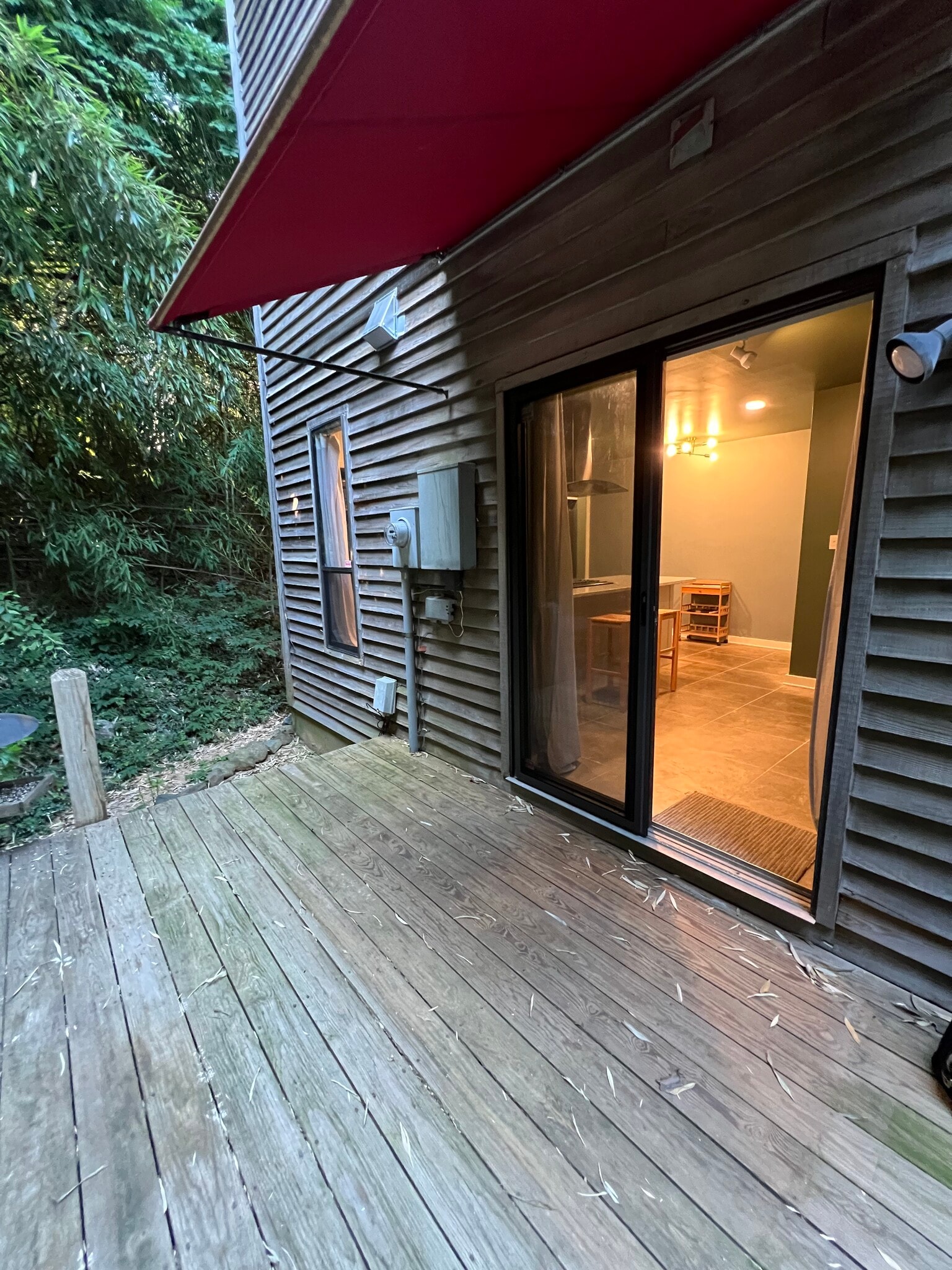 end deck off kitchen - 130 E Longview St
