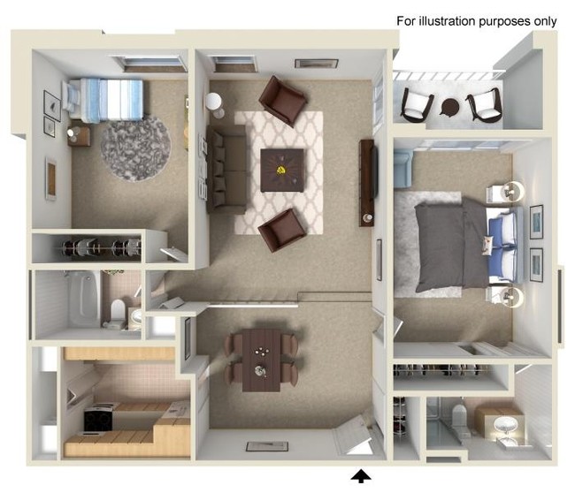 Floorplan - Serafino Square Luxury Apartments