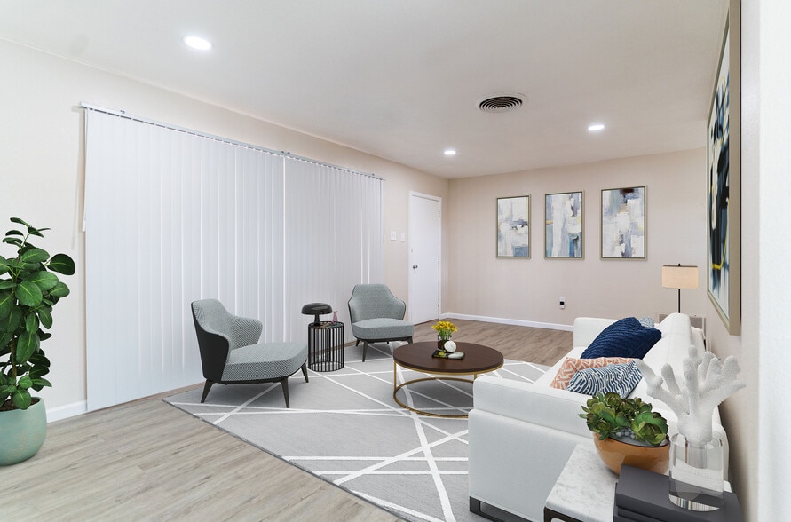 Virtual Staging_Living room - 4228 Dawn Ave