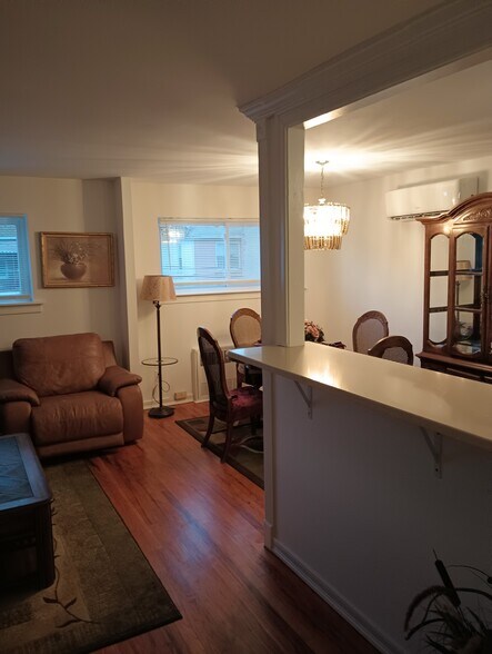 Living room and dining room - 819 Brooklyn Ave