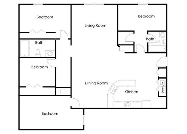 Floorplan - Taylor Pointe Apartments