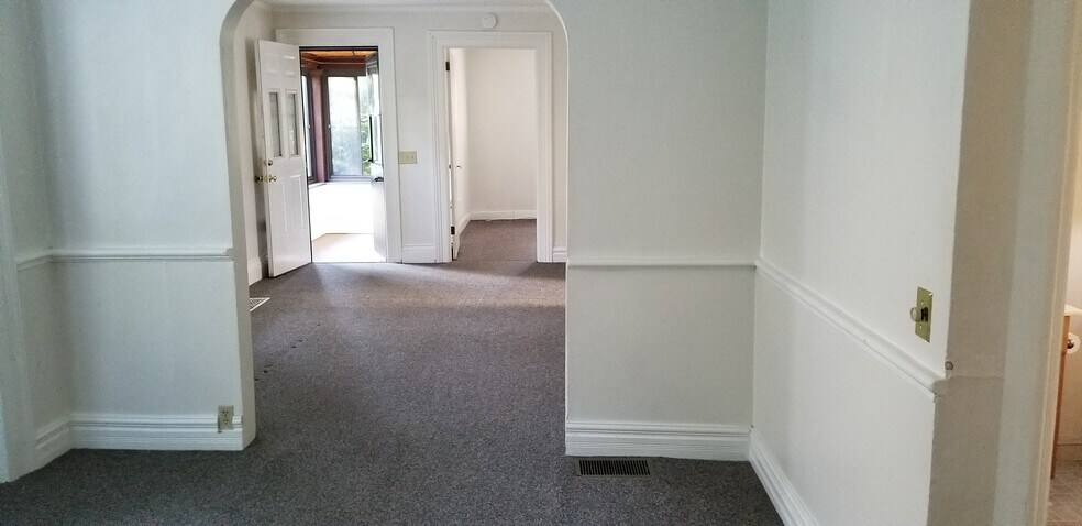 Living room to front porch - 69 Cypress St