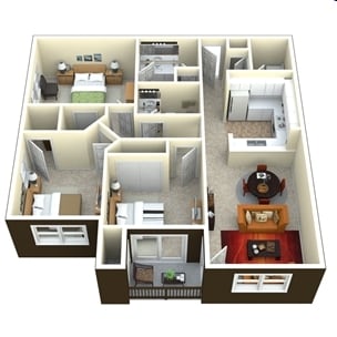 3BR/2BA - Camden Reunion Park