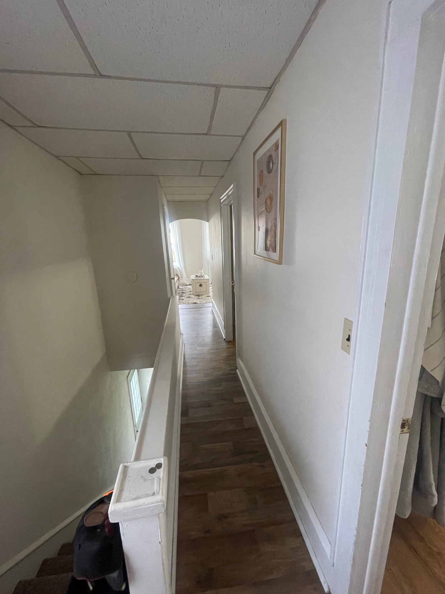 Hallway going from kitchen to living area - 120 N Main St