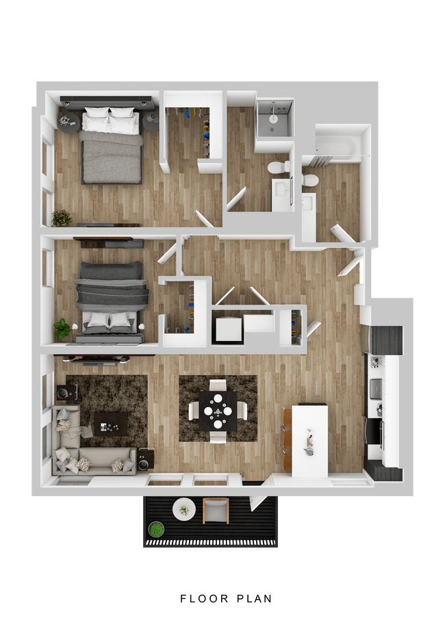 Floorplan - Hyas Point Apartments