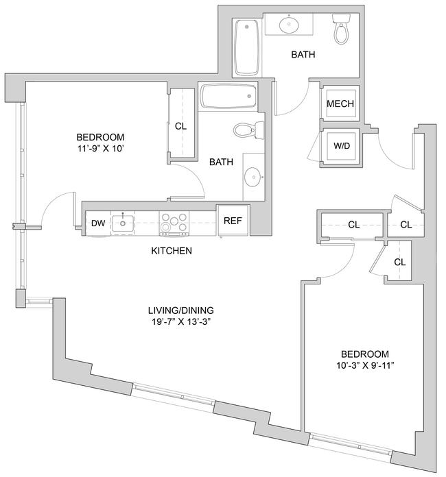 Floorplan - The Modern at Art Place