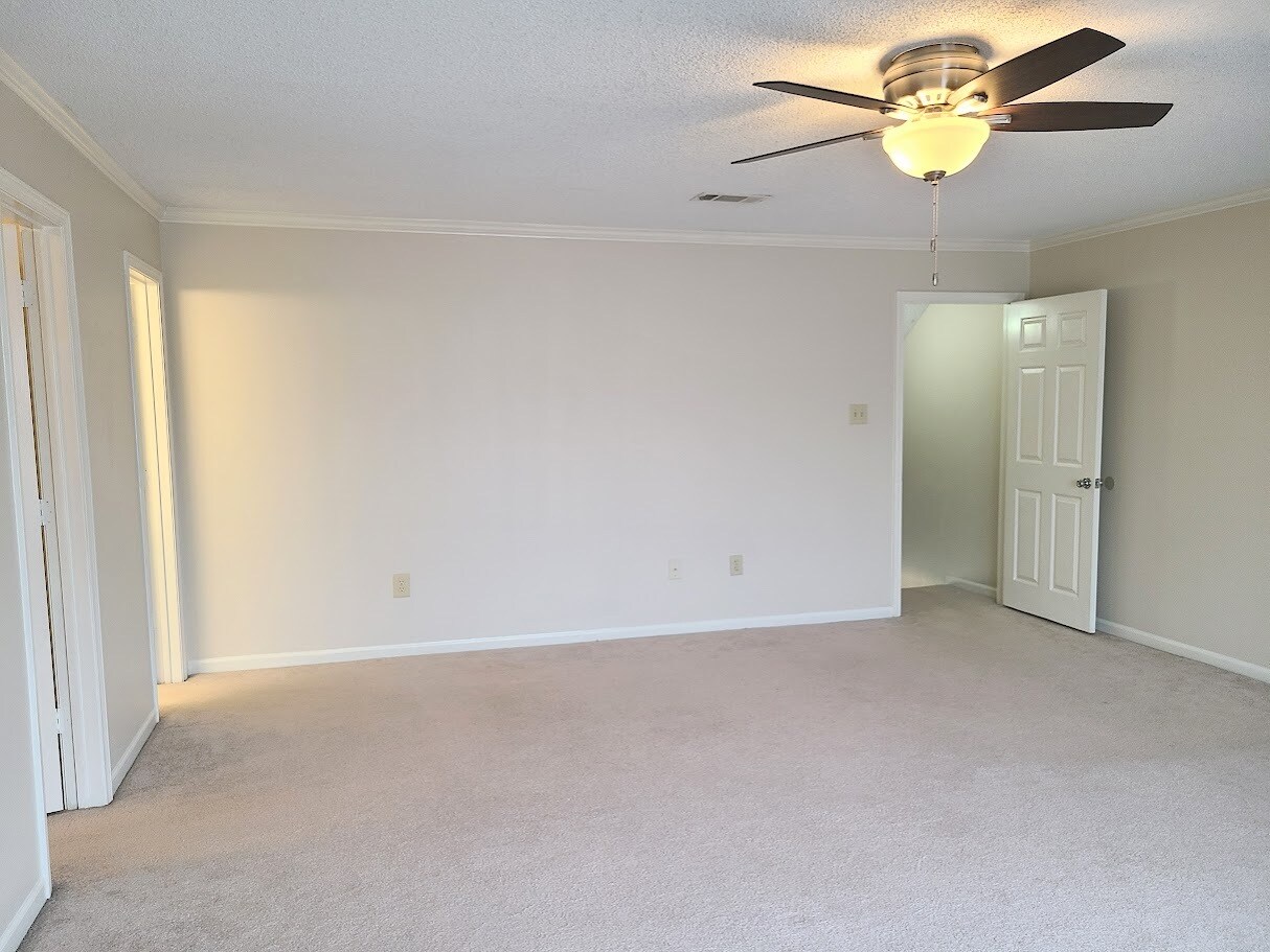 Huge Master Bedroom can accommodate a king size bed, dresser, TV stand, couch, and more - 12439 Coursey Blvd