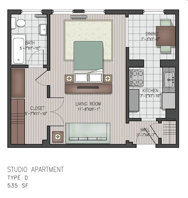 Type D - Madison Apartments