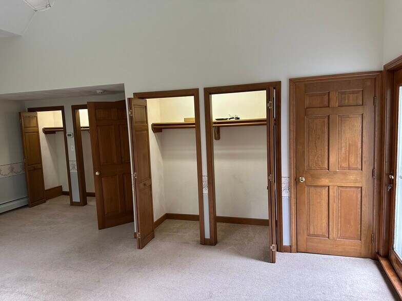 Master Bedroom 2 closets & attic door - 24 Haverhill St