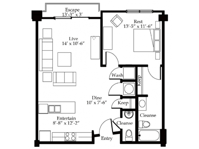 Floorplan - The Marquee at Belle Meade