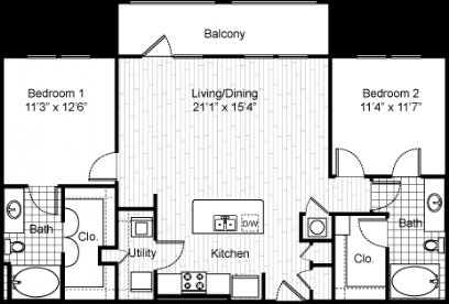 Floorplan - The Edge at Glade Parks