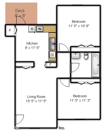 Unit 3 - New Castle Apartments