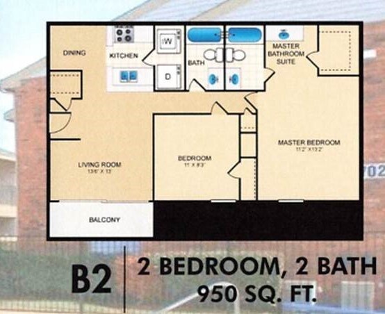 Floorplan - Trinity Park Apartments