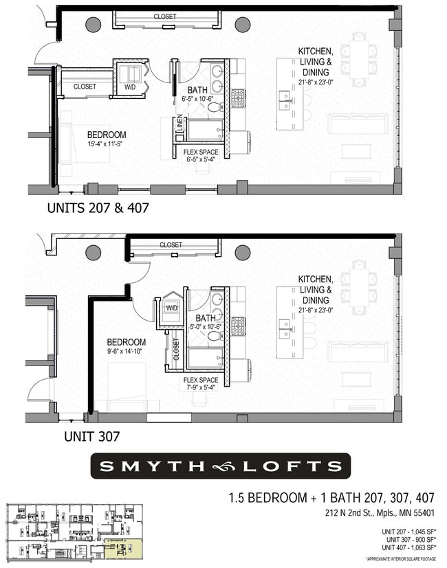 Floorplan - Smyth Lofts