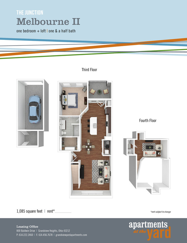 Floorplan - Apartments at the Yard: Junction