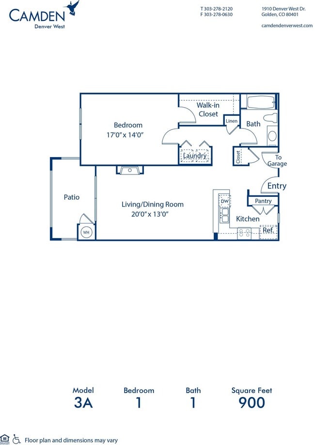 Floorplan - Camden Denver West
