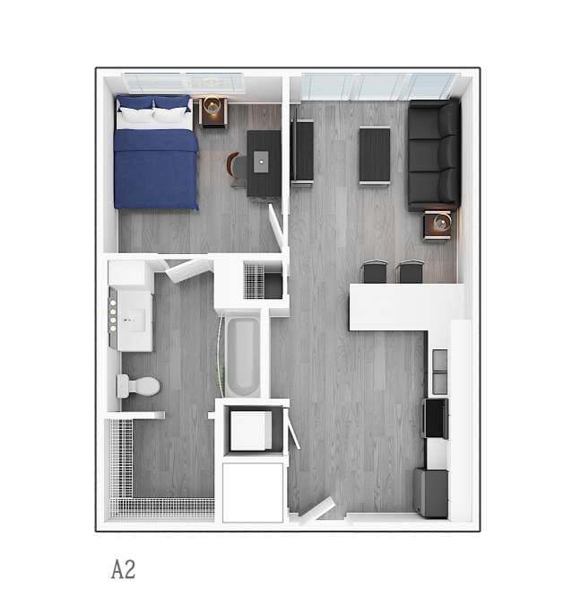 1 Bedroom A2 - Park Place Denton