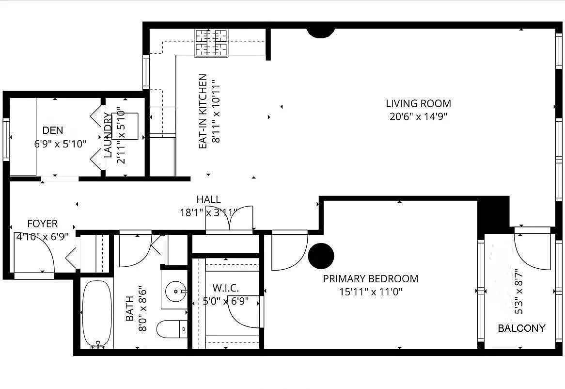 Floorplan - 1255 S State St