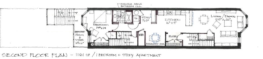 2nd floor plan - 706 N Wells St