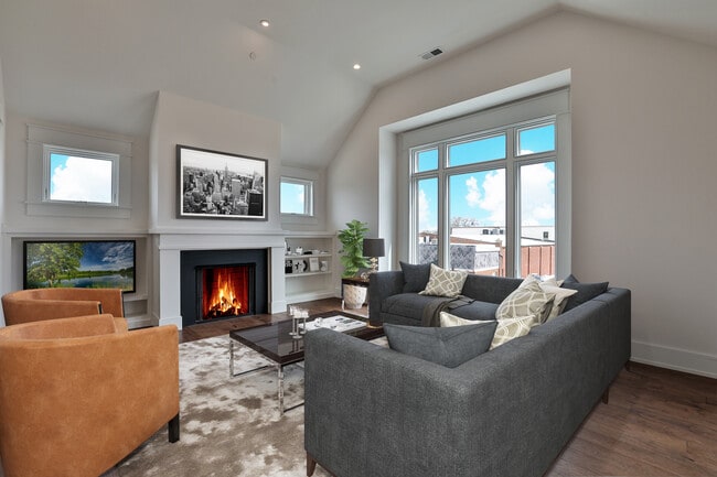 Unit 209 Living Room - Residences at One Highland