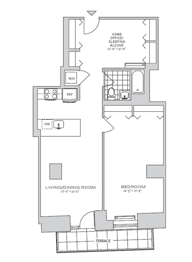 Floorplan - 70 Pine Apartments